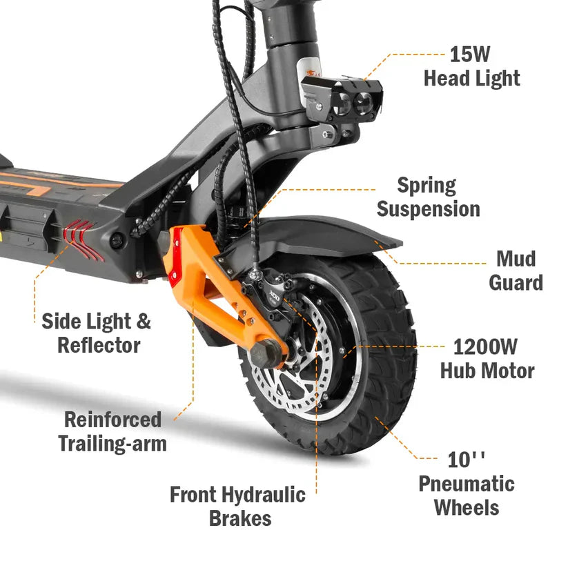 Multi-Functional Electric Scooter | Off-Road Ready • 65KM/H Max Speed