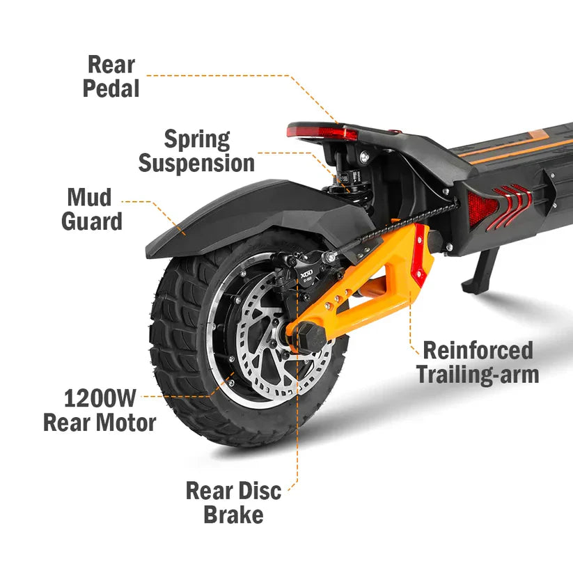 Multi-Functional Electric Scooter | Off-Road Ready • 65KM/H Max Speed